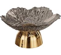 Zlthraustic Peana frutero Elevado Cesta para Fruta Decorativa Bandeja con pie Organizador Snacks de Servir Cocina y hogar salón Cocina encimera Boda Can I Help You with You, Grey