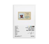ZLTOFJ Póster moderno de Tyler, The Creator Call Me If You Get Lost Music, decoración moderna para dormitorio familiar, oficina, celebridad, cantante, música, película, caricatura, póster artístico