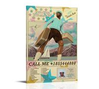 ZLTOFJ Póster moderno de Tyler, The Creator Call Me If You Get Lost Music, decoración moderna para dormitorio familiar, oficina, celebridad, cantante, música, película, caricatura, póster artístico