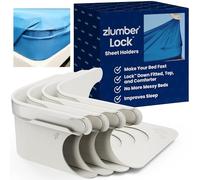 Zlumber Los Soportes para sábanas de Bloqueo Mantienen Las sábanas firmes y apretadas. Correas de Soporte para sábanas con Clips/Correas para sábanas, no más sábanas Sueltas, se Ajusta, fácil