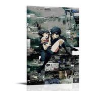 ZLWZPZLN A.I.C.O. Póster de lienzo de anime clásico de encarnación popular para pared, pintura decorativa para dormitorio, 60 x 90 cm, estilo marco