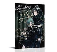 ZLWZPZLN Black Butler - Póster de anime clásico de anime para pared, pintura decorativa para dormitorio, 20 x 30 cm, estilo marco