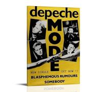 ZLWZPZLN Depeche Mode - Lienzo decorativo para pared, diseño de cantante pop, 30 x 45 cm, estilo marco