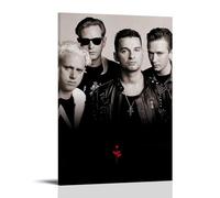 ZLWZPZLN Depeche Mode - Lienzo decorativo para pared, diseño de cantante pop y cantante famoso, póster decorativo para dormitorio, 20 x 30 cm, estilo marco