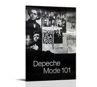 ZLWZPZLN Depeche Mode - Lienzo decorativo para pared, diseño de cantante pop y cantante famoso, póster decorativo para dormitorio, 20 x 30 cm, estilo marco