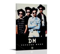 ZLWZPZLN Depeche Mode - Lienzo decorativo para pared, diseño de cantante pop y cantante famoso, póster decorativo para dormitorio, 20 x 30 cm, estilo marco