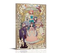 ZLWZPZLN Little Witch Academia - Póster de anime clásico de anime para pared, pintura decorativa para dormitorio, póster de 30 x 45 cm, estilo marco