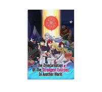 ZLWZPZLN Póster de animé clásico de anime con la reencarnación del exorcista más fuerte en otro mundo, arte decorativo para pared, póster decorativo para dormitorio, 20 x 30 cm, estilo sin marco