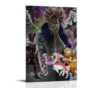 ZLWZPZLN Póster de anime clásico de anime de Los siete pecados capitales de los cuatro caballeros del Apocalipsis, arte decorativo para pared, póster decorativo para dormitorio, 30 x 45 cm, estilo