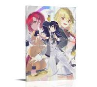 ZLWZPZLN Póster de anime clásico de animé popular de La reencarnación del exorcista más fuerte en otro mundo, arte decorativo para pared, póster decorativo para dormitorio, pintura de 50 x 75 cm