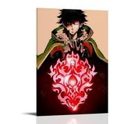 ZLWZPZLN Póster de lienzo de anime clásico de The Rising of The Shield Hero Popular Anime para pared, pintura decorativa para dormitorio, póster de 40 x 60 cm, estilo marco