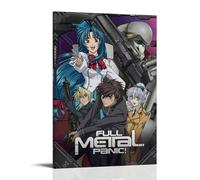 ZLWZPZLN Póster decorativo para pared, diseño de anime clásico de anime de pánico de Full Metal Panic! Póster decorativo para dormitorio, 60 x 90 cm, estilo marco