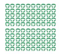 ZLXCAOB 100 Piezas Anillo para Patas de Aves de Corral Tipo Abierto Hebilla para cría de Pollo Pato Ganso Anillo para Patas Accesorio para Pollo (18mm)