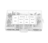 ZLXCAOB 120 unids/set M2.4 / M3.0 / M3.2 / M4 Kit surtido de sujetadores de remaches ciegos de aluminio con caja