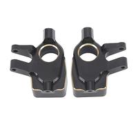 ZLXCAOB 2 uds 1/10 coche trepador de control remoto ejes de portal delantero nudillos de dirección para Axial Capra SCX10 III