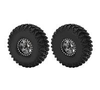 ZLXCAOB 2 unids/set 1.9 pulgadas 120mm llantas neumáticos para Axial SCX10 D90 1/10 RC coche piezas de actualización (Negro)
