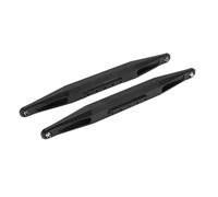 ZLXCAOB 2PCS RC Rear Lower Trailing Arms Aluminum Alloy Lightweight for UD1002 UD1002se 1/10 Desert Off Road Car (Negra)