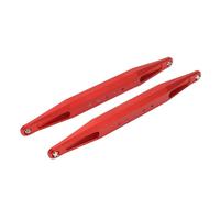 ZLXCAOB 2PCS RC Rear Lower Trailing Arms Aluminum Alloy Lightweight for UD1002 UD1002se 1/10 Desert Off Road Car (Roja)