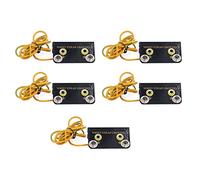 ZLXCAOB 5 uds Correa de muñeca Conector de Toma de Tierra de Puesta a Tierra ESD en Forma de L no estático