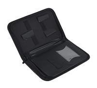 ZLXCAOB Bolsa de Tijeras de salón de Cuero PU Bolsa de Almacenamiento de Herramientas de peluquería Peine con Pinza para el Cabello Impermeable