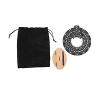 ZLXCAOB Círculo de quintas rueda Teoría musical Accesorios de disco Herramienta de melodía Metal para guitarra Bajo Instrumentos de piano Aprendizaje (Negra)