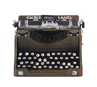 ZLXCAOB Decoración de máquina de escribir retro vintage, resistente, elegante, modelo de máquina de escribir para hogares, salas de estar, estudios, oficinas