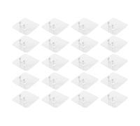 ZLXCAOB Gancho de Enchufe de Pared Transparente para 20 Piezas, Gancho Adhesivo de Pared Multifuncional sin Rastro para el hogar y la Sala de Estar