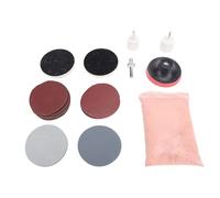 ZLXCAOB Juego de pulido de vidrio para automóvil, 32 piezas, para parabrisas, limpiaparabrisas, ventana de mesa de vidrio