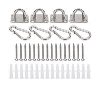 ZLXCAOB Kit de Gancho para Colgar Hardware de suspensión Resistente de Acero Inoxidable para Hamaca Columpio de Techo de Yoga