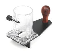 ZLXCAOB Máquina de corte profesional Placa de equilibrio Bordes de aleación de aluminio Guía de corte Fresado versátil Ranura Soporte de biselado Práctica herramienta para