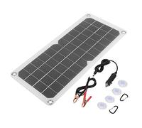 ZLXCAOB-Panel Solar Flexible para coche, 10W, 18V, carga de batería de 12V, USB Dual, carga de teléfono de 5V, carga de mochila colgante exterior