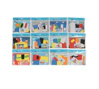 ZLXCAOB Pegatina de espuma 3D EVA Juguete educativo Art Craft Kit DIY Adhesivo de espuma de dibujos animados Juego de rompecabezas para niños pequeños (Transporte)