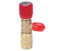ZLXCAOB Refrigerant Charging Valve Liquid Safety Valve for R22 R410 R134A R404 1/4in Male 5/16in Female