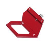 ZLXCAOB Regla de medición multifuncional para la carpintería Regla para grabado de 45/60/90 grados Scriber multi-ángulo para carpintero herramienta para la (sólo bloque de