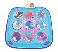 ZLXCAOB Tapete de Baile Niveles de desafío de música Plegable Almohadilla de Baile electrónica de Dinosaurio para niños pequeños