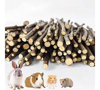 ZLXFT Palitos Masticables De Manzana, Rama Molar, Juguetes para Mascotas Pequeñas, Palos De Madera Natural para Conejos, Hámsters, Cobayas y Otras Mascotas