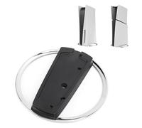 ZLXHDL Support Vertical, pour Console Support, Support pour Disque et Console de Jeux Numérique, Support de Base Antidérapant en Métal avec Vis de Fixation, Installation Facile