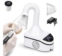 ZLXHFFH Aspirador de Polvo Dental 230W Colector de Polvo para Uñas con Pantalla Táctil, Ajuste de 3 Velocidades y Luz LED, Aspirador de Mesa para Laboratorio Dental y Estación de Pulido(1 Filter)