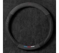 ZLxsmy Funda Volante Coche para BMW 5er M5 E60 E61 F07 F10 F11 F18 F90, Accesorios Coches Interior Decoracion, de Fibra de Carbono, Antideslizantes, Ultraligeras,C/O-1