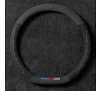 ZLxsmy Funda Volante Coche para BMW 5er M5 E60 E61 F07 F10 F11 F18 F90, Accesorios Coches Interior Decoracion, de Fibra de Carbono, Antideslizantes, Ultraligeras,A/D-1