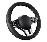 ZLxsmy Fundas de Volante de Coche para Mini Cooper Cooper-S Cooper-SE F54 F55 F56 F57 F60,Funda de Volante de Microfibra Suave,Deluxe Durable,Accesorios Transpirables Antideslizantes Suaves,Black