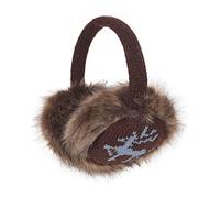 ZLYC Invierno Cálido Orejeras de Felpa para Mujeres(Elk Brown)
