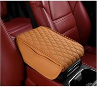 ZLYFCL Cojín de Apoyabrazos de Piel de Coche para Audi Q3 8U 2011-2013 2014 2015 2016 2017 2018, Cubierta de Consola Central de Coche Protector Accesorios,F-Brown