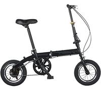 ZLYJ Bicicleta Plegable para Adultos De 14 Pulgadas, Bicicleta Plegable Ciudad, Bicicleta Plegable Ligera Portátil Móvil Velocidad Variable para Estudiantes Y Viajeros Urbanos A,14inch