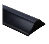 ZLYJQAQ Perfil Silicona Ducha,Barrera Agua Silicona Suelo Ducha,Barrera de Ducha para Evitar Que Salga el Agua,Tapón Impermeable de Barrera de Ducha de Silicona Autoadhesivo (Negro,70cm)