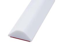ZLYJQAQ Perfil Silicona Ducha,Barrera Agua Silicona Suelo Ducha,Barrera de Ducha para Evitar Que Salga el Agua,Tapón Impermeable de Barrera de Ducha de Silicona Autoadhesivo (Blanco,60cm)