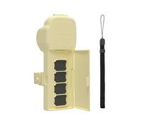ZLYLVRC Funda protectora con filtro de lente abatible, accesorios para DJI Osmo Pocket 3 Creator Combo, Amarillo, 142x55x45mm（5.59*2.17*1.77inch）, Protección integral