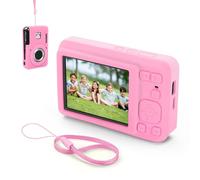 ZLYLVRC Funda protectora de silicona compatible con cámara digital Kodak PIXPRO FZ55, ligera, absorbe los golpes, carcasa suave, Pink, 11 x 7 x 2 cm (4.33 × 2.76 × 0.79 inches), Protección de cuerpo