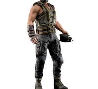 ZM ATTIRE Chaleco de superhéroe Bane Knight Rises Tom Hardy para hombre, disfraz de Halloween y cosplay, Chaleco de piel sintética para hombre, L
