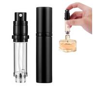 ZMaglorian Atomizador de perfume portátil recargable, botella vacía de 5 ml, nano niebla, mini atomizador de llenado inferior, dispensador de colonia de tamaño de bolsillo para mujeres y hombres
